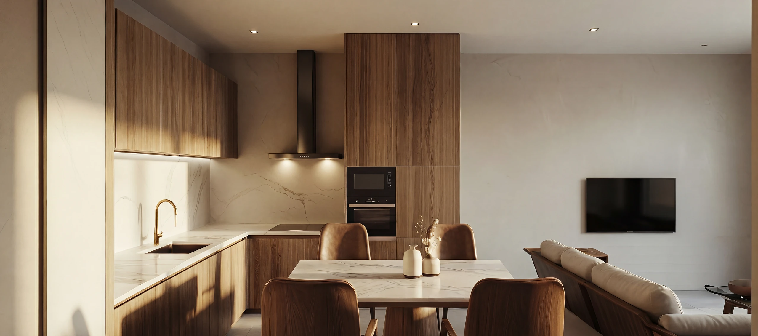 Reforma de cocina en A Coruña: proyecto de Puntoreforma